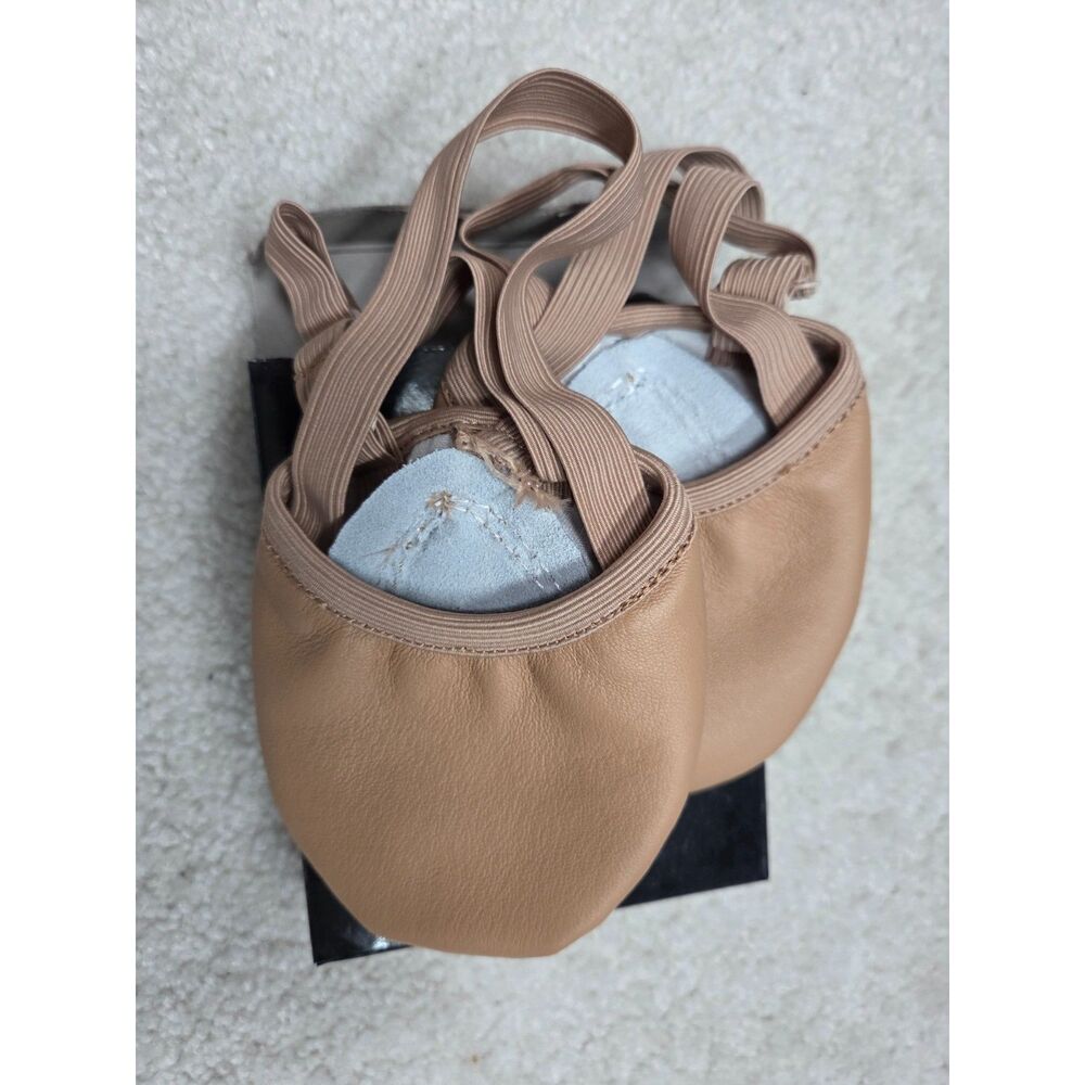 Theatricals Leather Dance Turners / Half Soles – Ballet & Lyrical – Tan – Size L